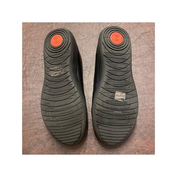 FitFlop Anatomicush Black Ballet Flats Women’s 8.5 Comfort Slip On Walking Shoes - Picture 7 of 8